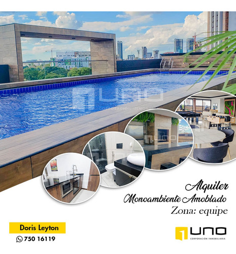 Sky Collection Plaza Italia Monoambiente Amoblado Con Parqueo Zona Equipetrol