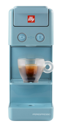 Imagem 2 de 5 de Combo Máquina De Café Illy Y3.3 Azul 120v + 165 Cápsulas