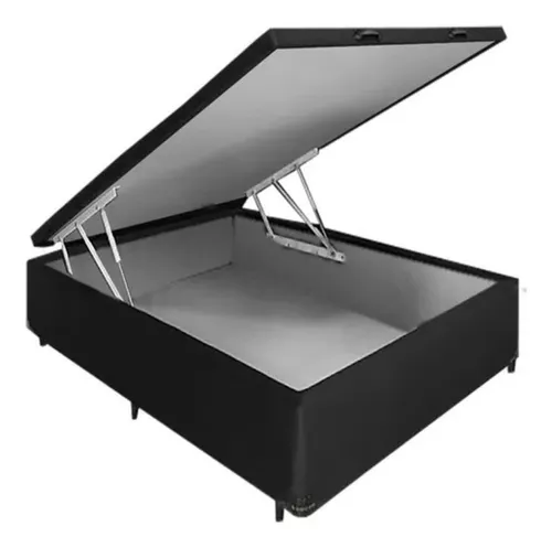comprar Cama Box Baul Para Sommier Somier 1 Plaza Y Media Sensacion