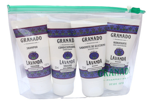  Kit Granado Shampoo Condicionador Sabonete Hidratante 50ml
