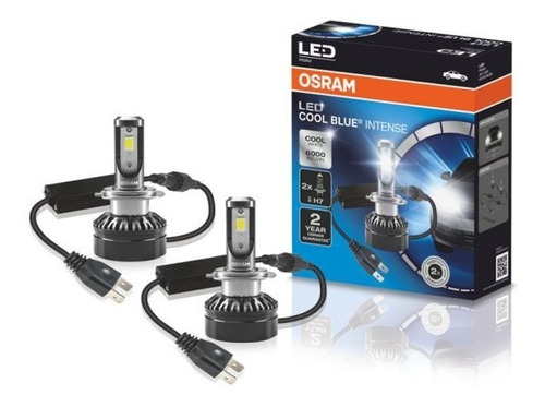 Lampara Led 12v H7 25w Cool Blue Intense Duo Pack