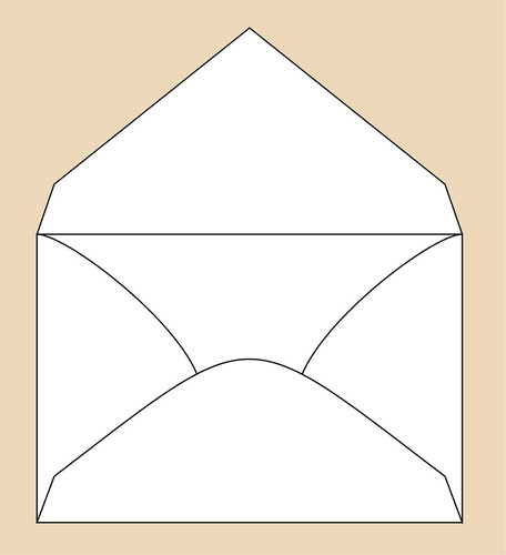 Imagem 4 de 4 de Envelope Bico 10x15 Colado - 25pç - Preto P/ Convite 10x15cm