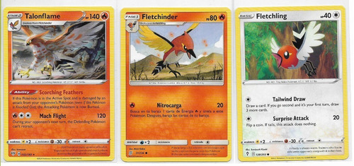 Pokémon Talonflame 32/189 Rare.