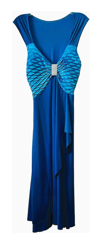 Elegante Vestido Azul De Fiesta Para Dama Talla M