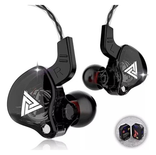 Audífonos in-ear gamer QKZ Audio AK6 AK6 negro