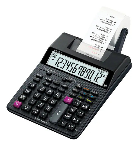 Calculadora Impresora Casio Hr-100 12 Digitos 2 Lineas 