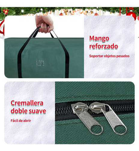R0x Bolsa Para Arbol De Navidad, 135*40*50cm Bolsa Para