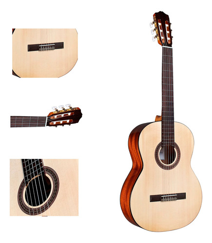 Cordoba C5 Sp Spruce Guitarra Acustica +envio+ Rocker Music Color Natural Orientación De La Mano Diestro