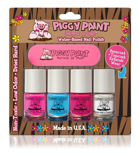 Set De 4 Esmaltes Para Uñas Lol Por Piggy Paint- Ideal