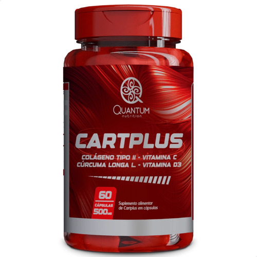Cartplus Colágeno + Cúrcuma Articulação 60 Cáps - Quantum Sabor Sem Sabor