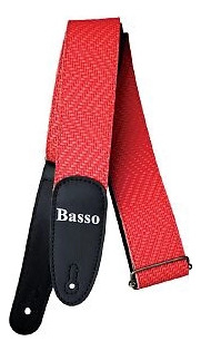 Correia Para Instrumentos Ex 30 Tresse Vermelho Basso