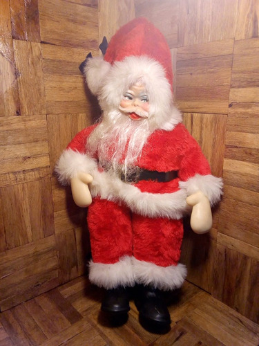 Figura De Santa Claus Vintage 80s