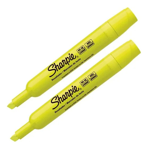 1 Pza Sharpie Resaltador Amarillo Fluorescente Marcatexto