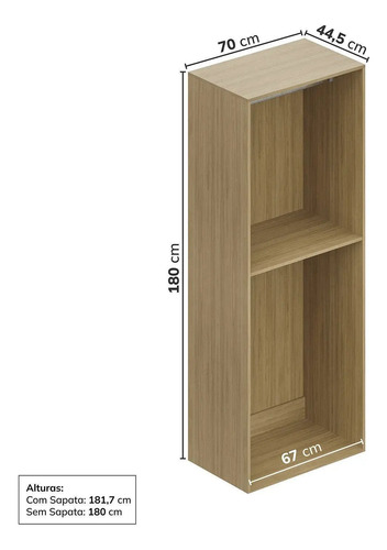 Módulo 70cm X 180cm Frame Cabecasa Madeiramadeira Wt