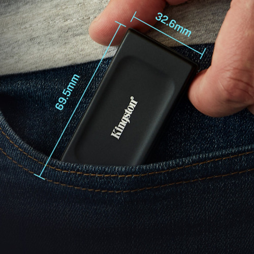 Unidad De Estado Solido Ssd Kingston Xs1000 Externo 1 Tb Usb