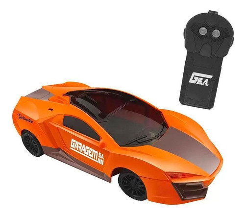 Carrinho De Controle Remoto Detonator Laranja - Candide