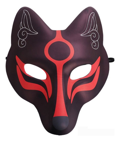 Máscaras De Zorro Para Disfraz De Kabuki Kitsune [u]