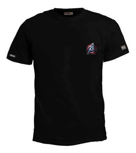 Camiseta Capitán América Avengers Logo Hombre Phc 