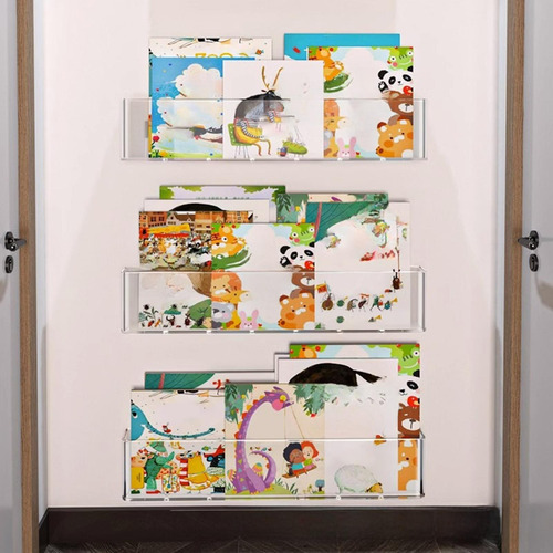 3 Estanterías De Pared Para Niños, Estanterías De Vinilo