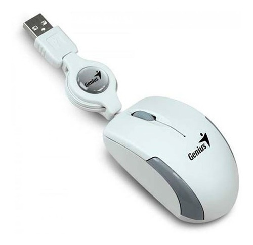 Mouse Genius Micro Traveler Usb Cable Retráctil