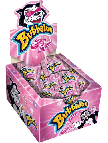 Kit 10 Chiclete Bubbaloo Com 60 Unidades Sabor Tutti Frutti