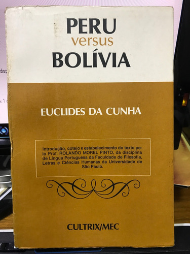 Peru Versus Bolívia Euclides Da Cunha
