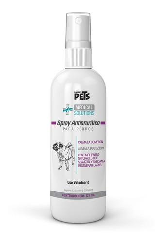 3pzs Spray Antipruritico Para Perros Medical Solutions 125ml