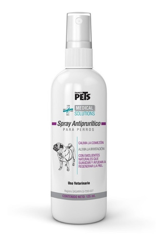 Spray Antipruritico Para Perros Medical Solutions 125ml