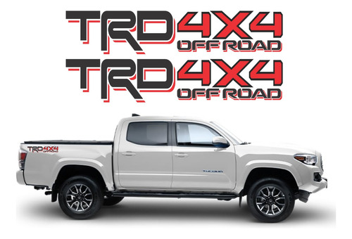 Calcomania Sticker Trd 4x4 Off Road Toyota Calca Vinil