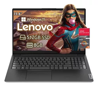 Laptop Lenovo V15 G4 Ryzen 5 7520u 512gb Ssd 8gb Ram W11