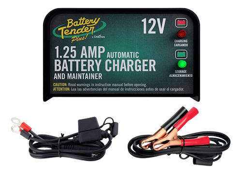Battery Tender Plus 021-0128 Cargador De Batera De 1.25amp,