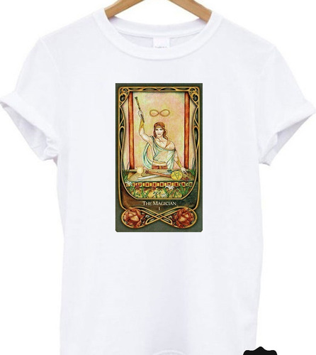 Remera Carta Del Tarot / El Mago / Unica