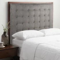 Comprar Cabecera King Size Moderna Y Económica Para Recámara Pared Color Acabado Nogal