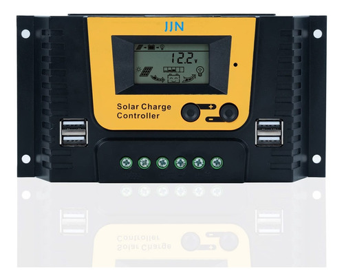 Jjn 20a Solar Charge Controller,solar Panel Bateria 12v