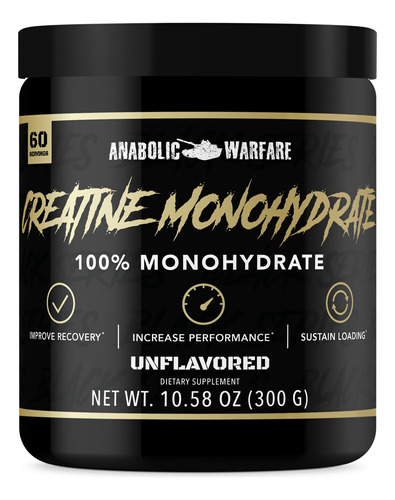 Anabolic Warfare Monohidrato De Creatina, Recuperación Des.