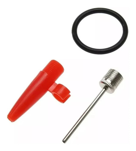 Imagen 4 de 4 de Inflador De Bicicleta De Aluminio Con Pico Para Pelotas Bici