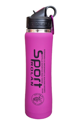 Botella Deportiva Termica Termo Acero Inox Engomado 750 Ml