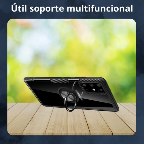 Funda Para Galaxy A50 Con Mica Varios Modelos Antigolpes Azul Acrilic Ring