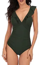Comprar Ropa De Baño Entera Color Negro Mujer Talla Medium