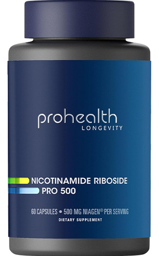 Nicotinamida Riboside Pro 500 Cerebro Envejecimiento 90 Cap