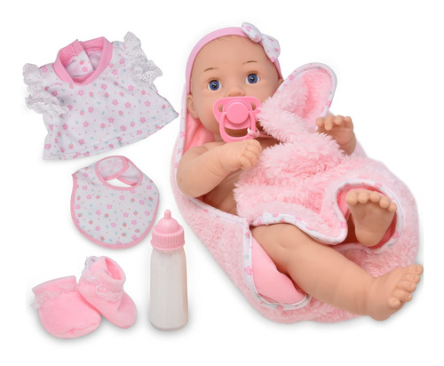 Muñeca  De Bebé Realista Recién Nacido Con Botella De Le Mnc 