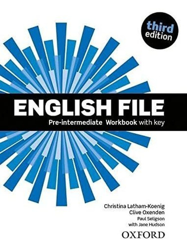 English File Pre-intermediate Workbook With Key Third Editio