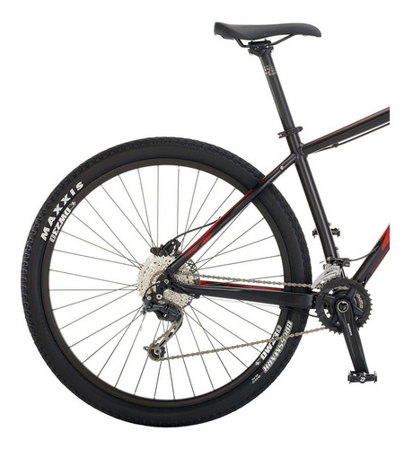 Imagen 2 de 3 de Mountain bike Zenith Bicycles Off Road Series Calea 29 Comp 2018 R29 M 18v frenos de disco hidráulico cambios Shimano Alivio M4020 y Shimano Deore M592 color negro mate