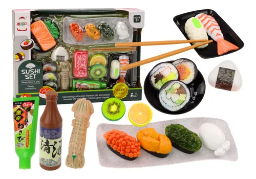 Set Juego De Sushi Comida Japonesa Cocina