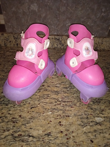 Patines Barbie Originales Se Usa Con Cuatro Ruedas Y Lineal