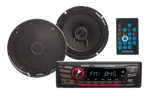 Combo Aiwa Caw-2016bt Radio Bluetooth + Parlantes 200w