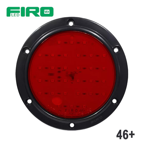 Plafon Plano 10 Pz 12v 30 Led Redondo Camion Trailer Remolq