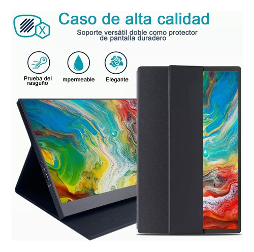 Monitor TECHHOME con pantalla de 15.6" 60Hz 127V y resolución Full HD
