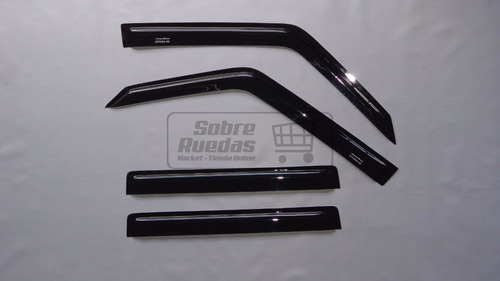 Cubrelluvias Para Chevrolet Vitara 4pz Negro Sobreruedas