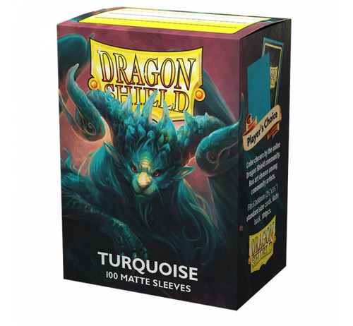 Folios Dragon Shield Standard- Matte Turquoise Atebeck